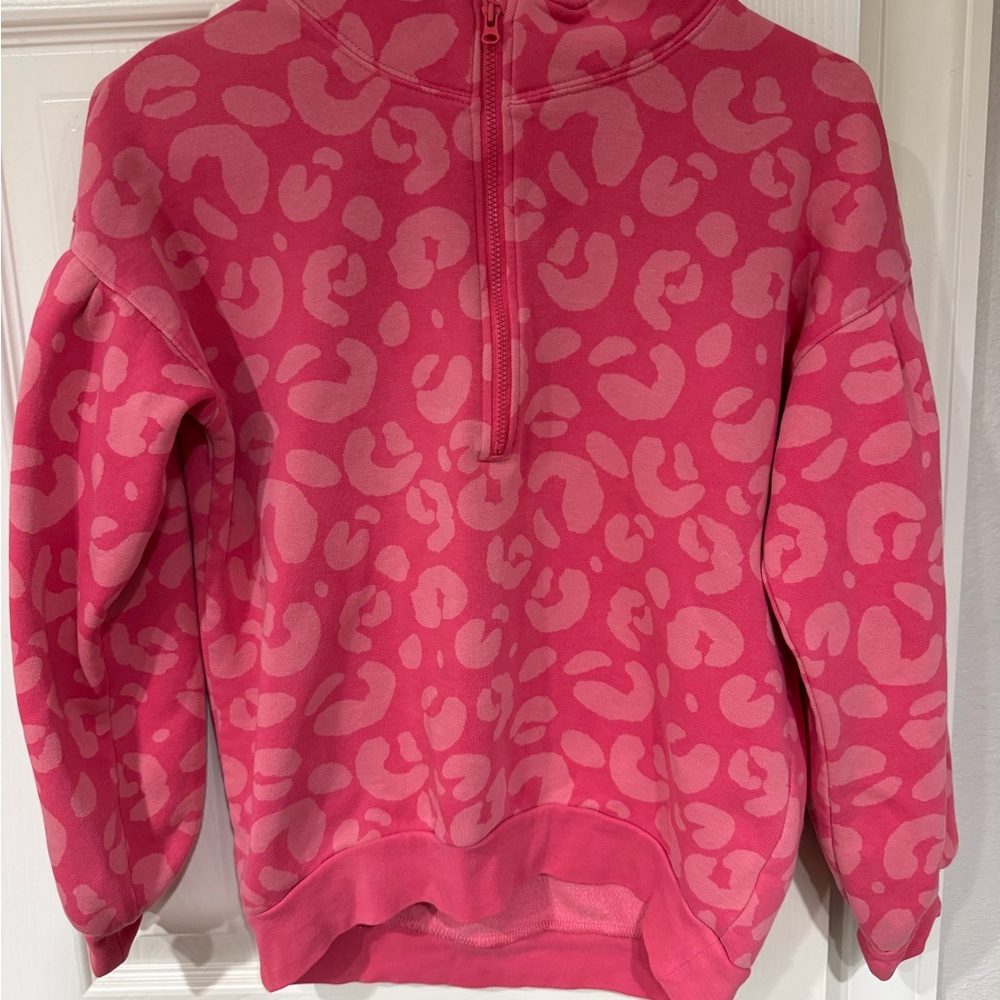 DSG Pink Leopard Print Kids Sweater